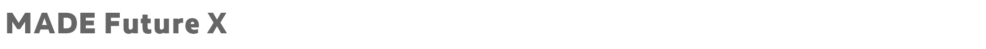 MADE Future X Header MADE Future X Bold PERSONAL USE.otf font preview